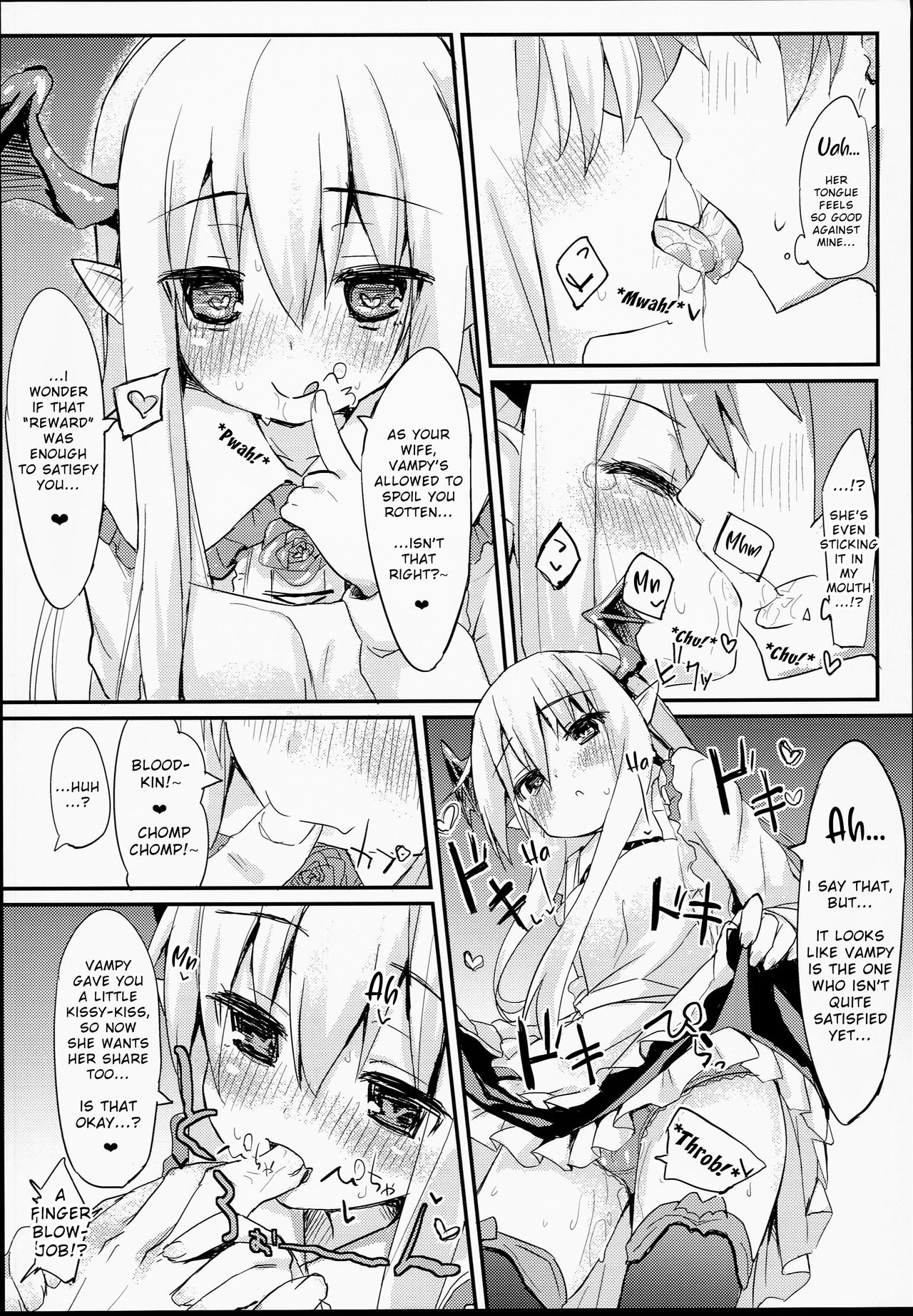 Vampy-chan Love Love Ecchi Book page 8 full