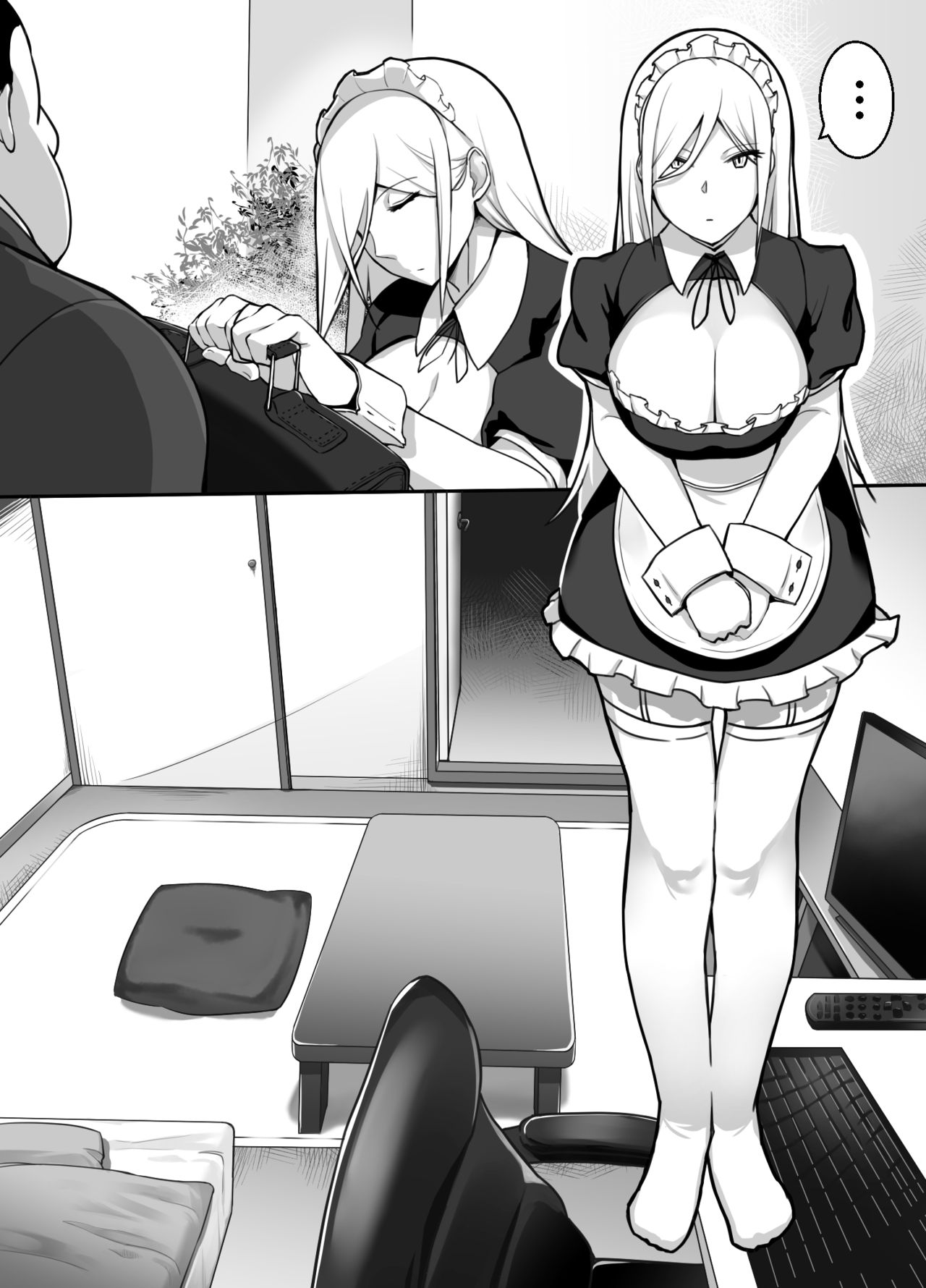 Heroine to Saoyaku ga Ichido mo Shaberanai Ero Manga | The Silent Duo page 9 full