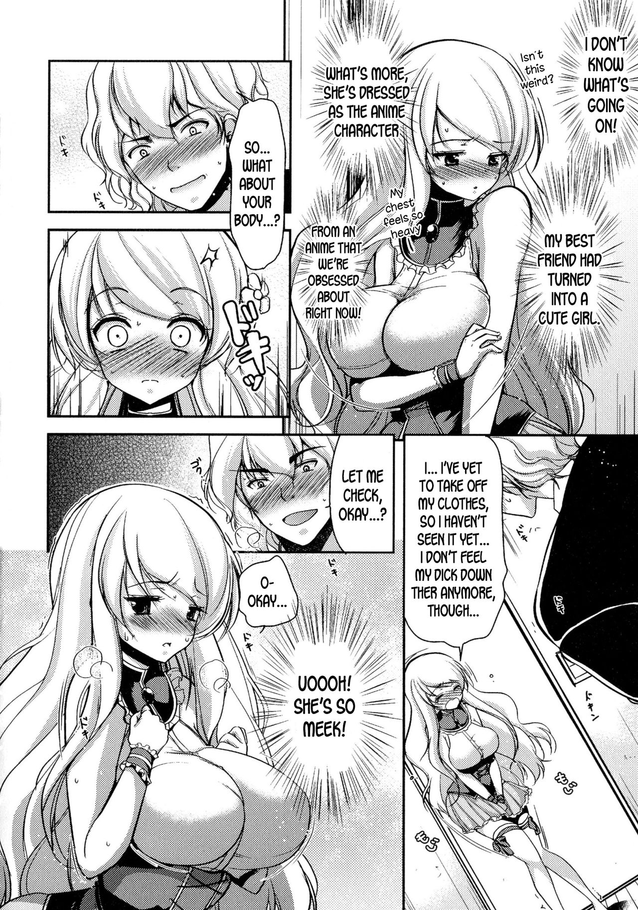 Nyotaika Shita Shinyuu ga Cosplay made Shite Arawareta! | My Genderbent Best Friend Showed Up in Cosplay! page 4 full