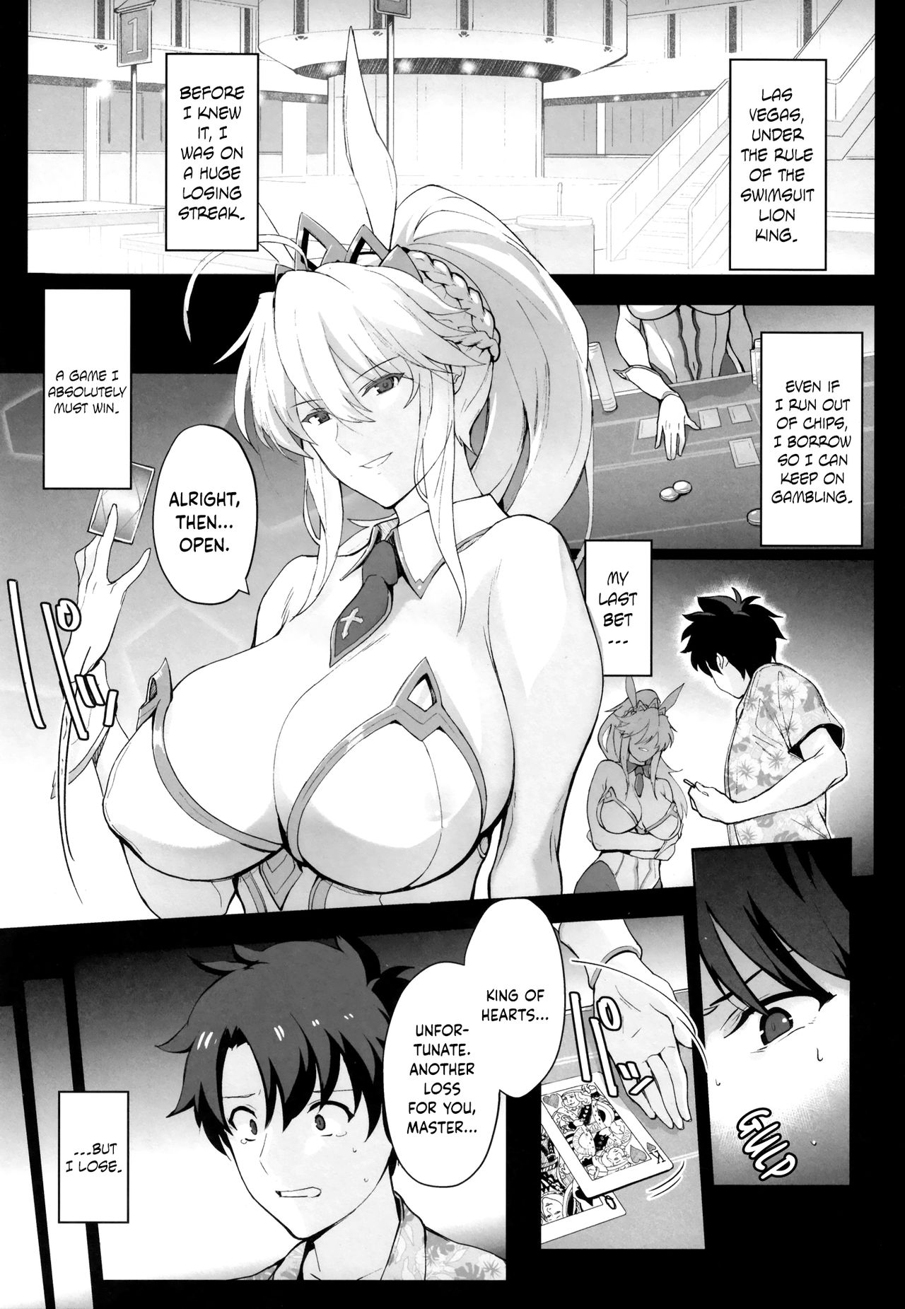 Mizugi Sakuseiou ni wa Katenai | Can't Win Against the Swimsuit Cum-Draining King page 3 full