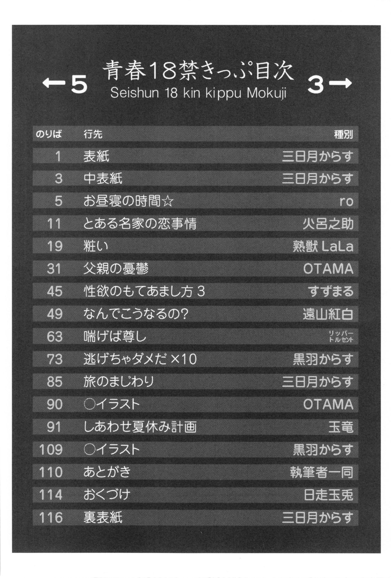 Seishun 18kin Kippu 4 page 3 full