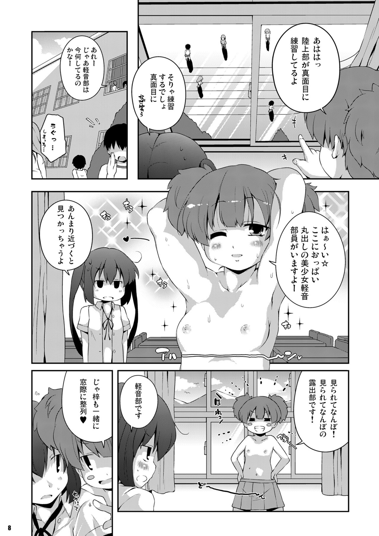 Roshutsu x K-ON page 8 full