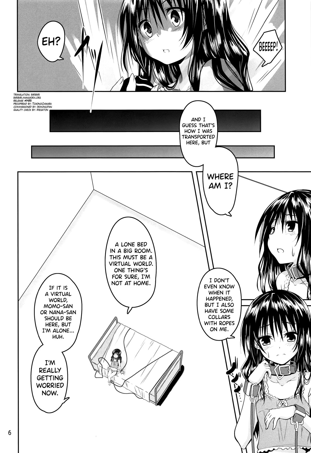 Kousoku Sareta Mikan ga Choukyou Game Clear o Ganbaru Hanashi | How a bonded Mikan does her best to clear a sexual training game page 5 full