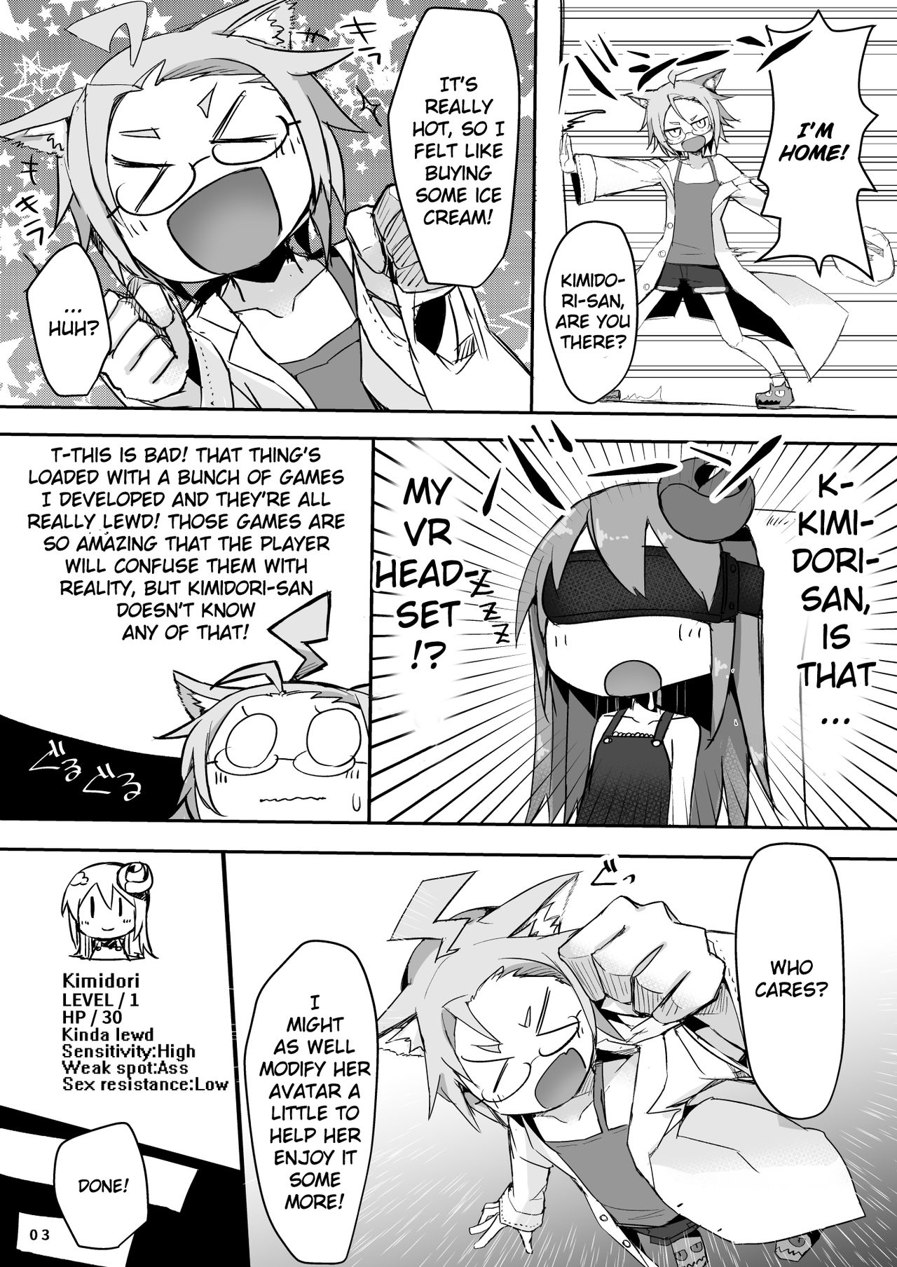 Ecchi ni Muchuu na Kimidori-san page 4 full