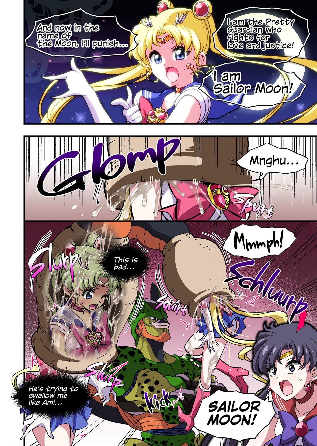 Cell no Esa Ext. Sangetsuhen | Cell's Perfect Meal: Sailor Moon V page 5 full