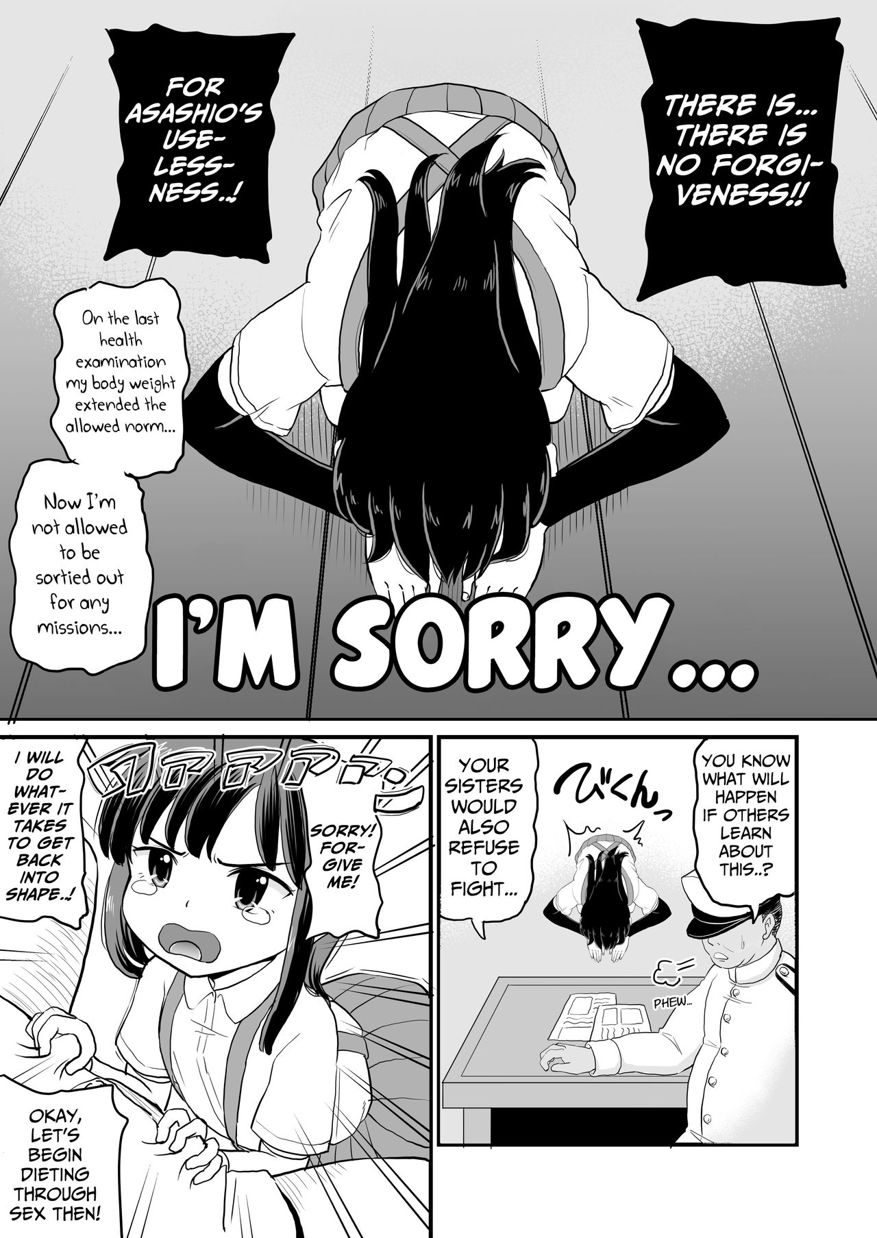 Asashio wa Futottemasen!! | Asashio is not Fat !! page 3 full