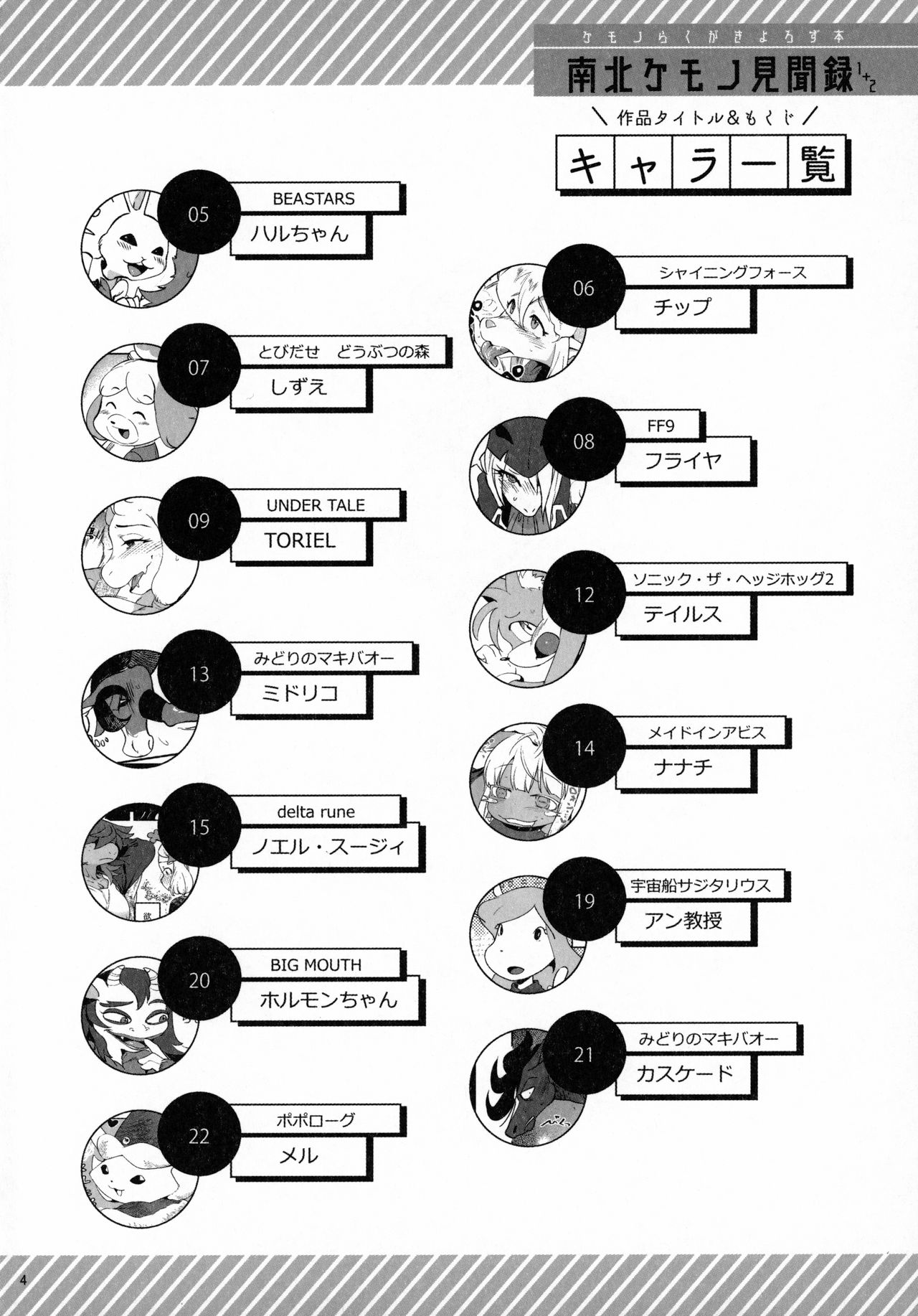 Namboku Kemono Kenbunroku 1+2 page 3 full