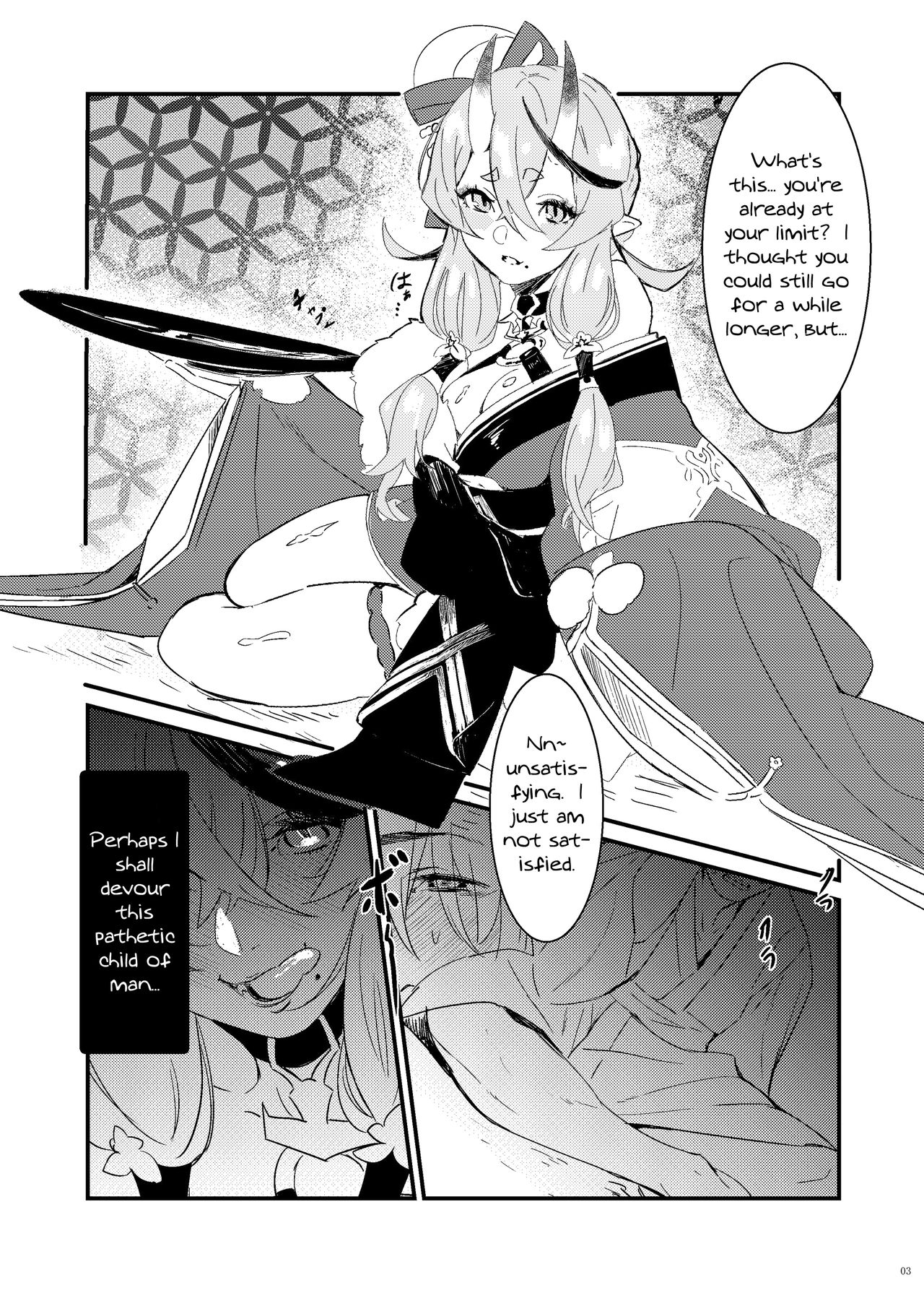 Oni to Warabe to Yume to Utsutsu to | A Boy That Gets To Fuck An Oni In His Dreams page 2 full