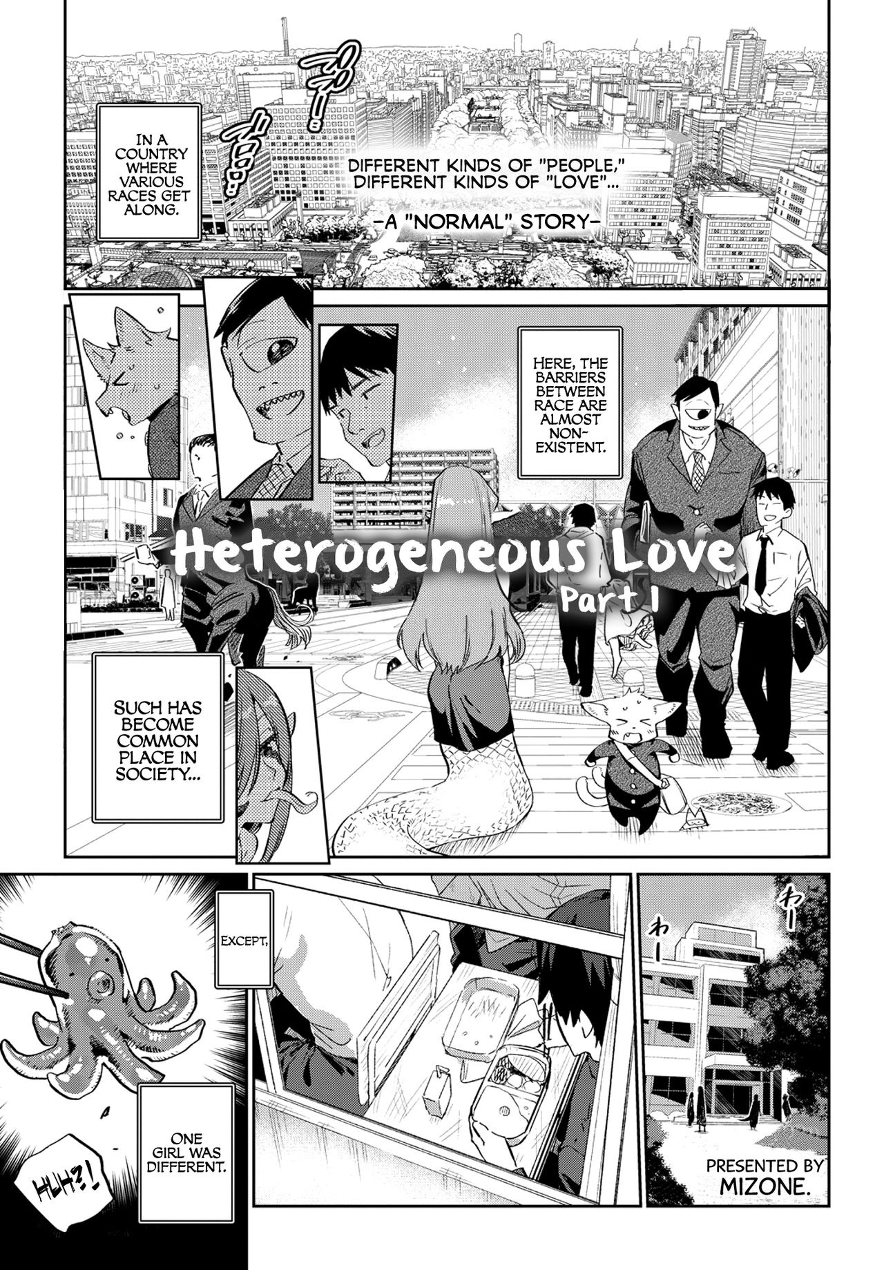 Ishu Renai | Heterogeneous Love Ch. 1 page 2 full