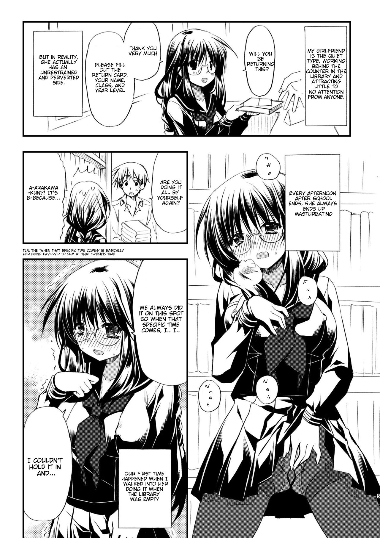 Toshoshitsu no Kanojo | Library Girlfriend page 5 full
