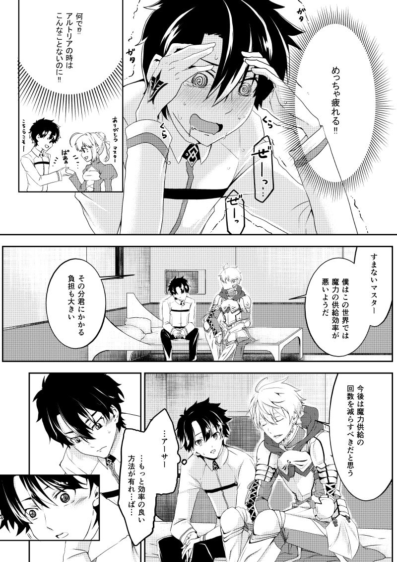 Uchidea no Kishi-ou to Master Kimi ga Ecchi na Maryoku Kyoukyuu Suru page 3 full