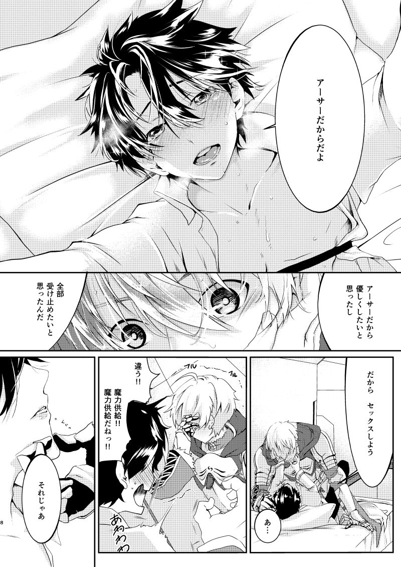 Uchidea no Kishi-ou to Master Kimi ga Ecchi na Maryoku Kyoukyuu Suru page 7 full