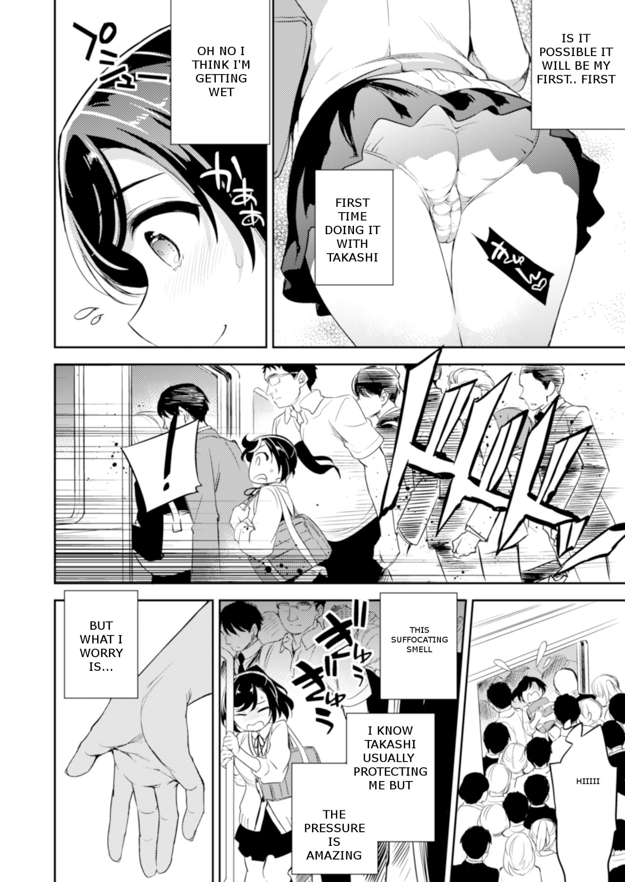 C9-41 Sayuri - Kareshi to Hatsu H Mokuzen ni Chikan ni NTR-reta Shoujo page 5 full