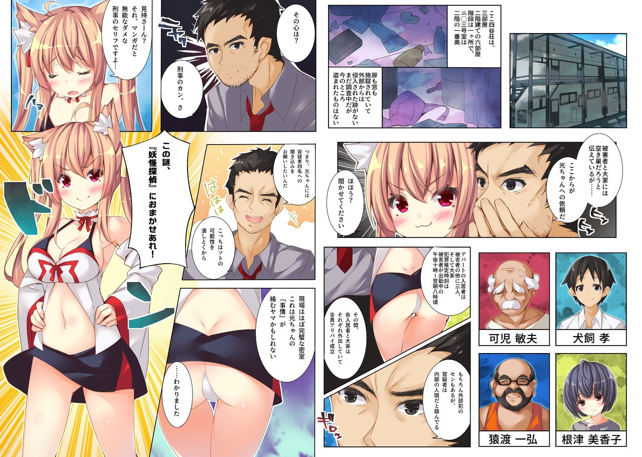 Hyakkiya Tantei Jimusho ~Eromuchi Youkai Tantei "Hikari" no Jikenbo~ page 4 full