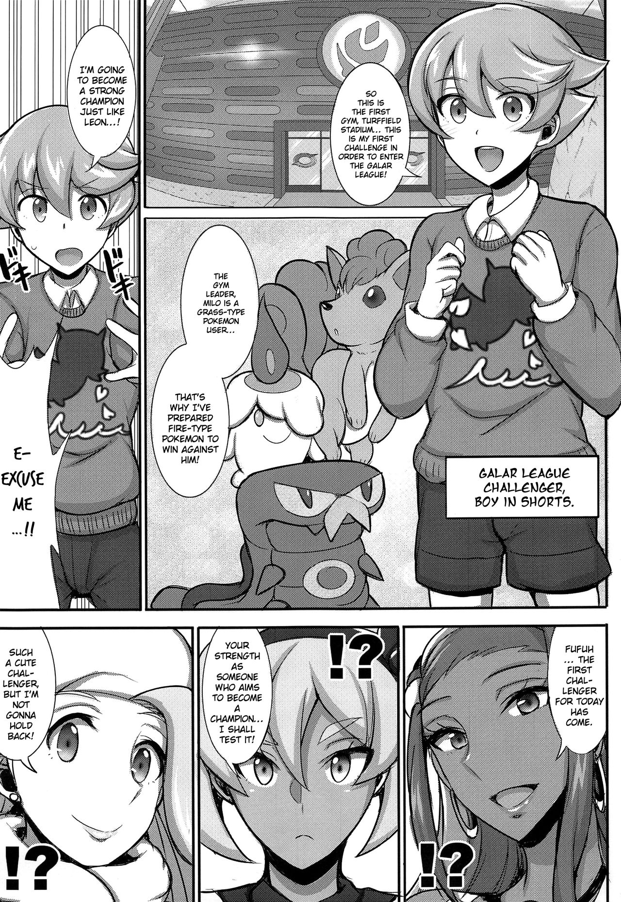 Tanpan Kozou no Oppai Gym Challenge! | A Boy In Short's Big Breasted Gym Challenge! page 2 full