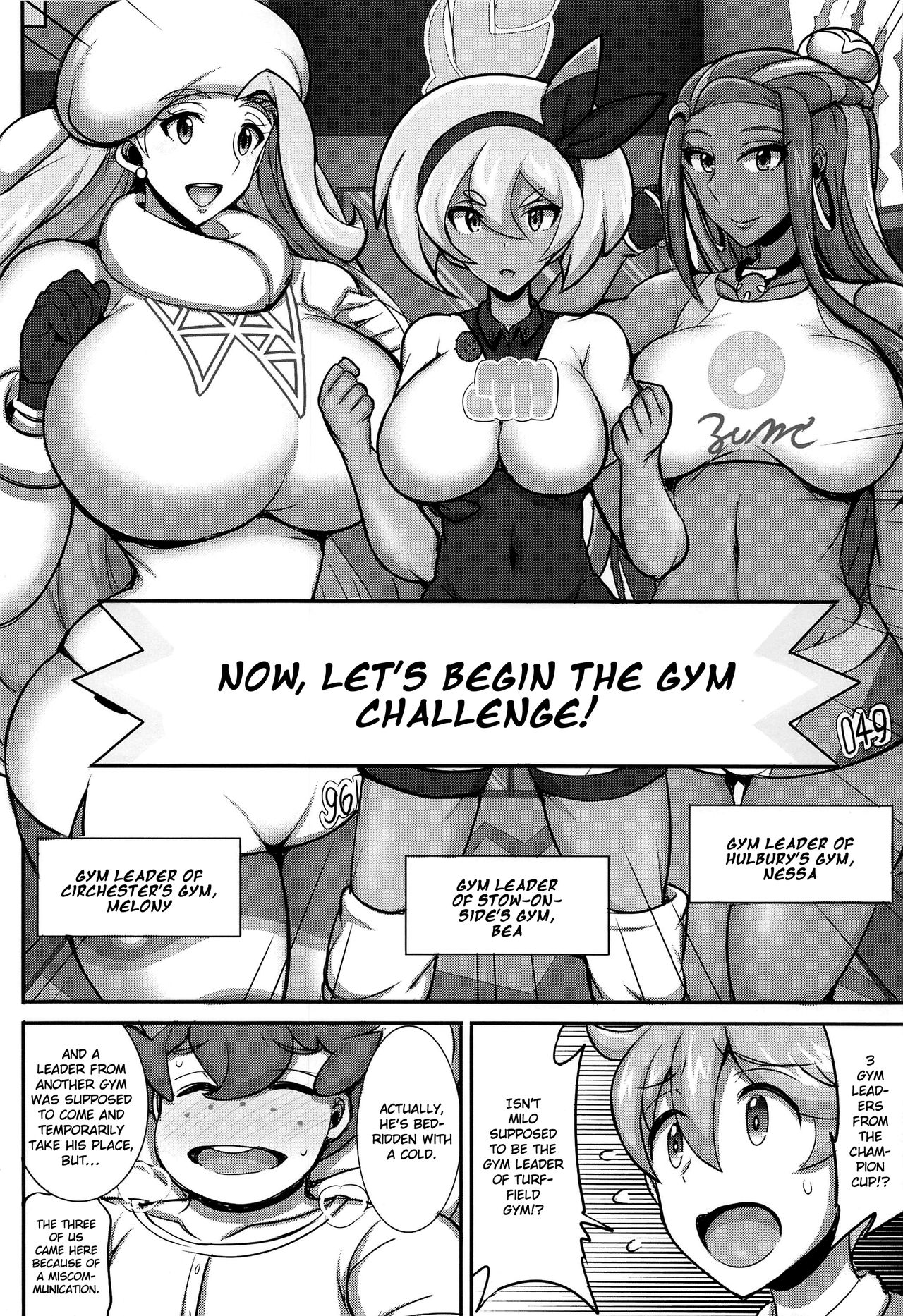 Tanpan Kozou no Oppai Gym Challenge! | A Boy In Short's Big Breasted Gym Challenge! page 3 full