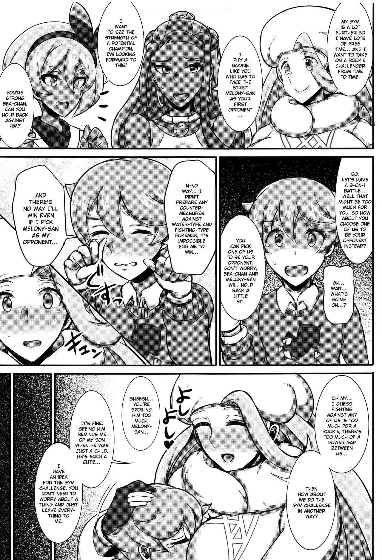 Tanpan Kozou no Oppai Gym Challenge! | A Boy In Short's Big Breasted Gym Challenge! page 4 full