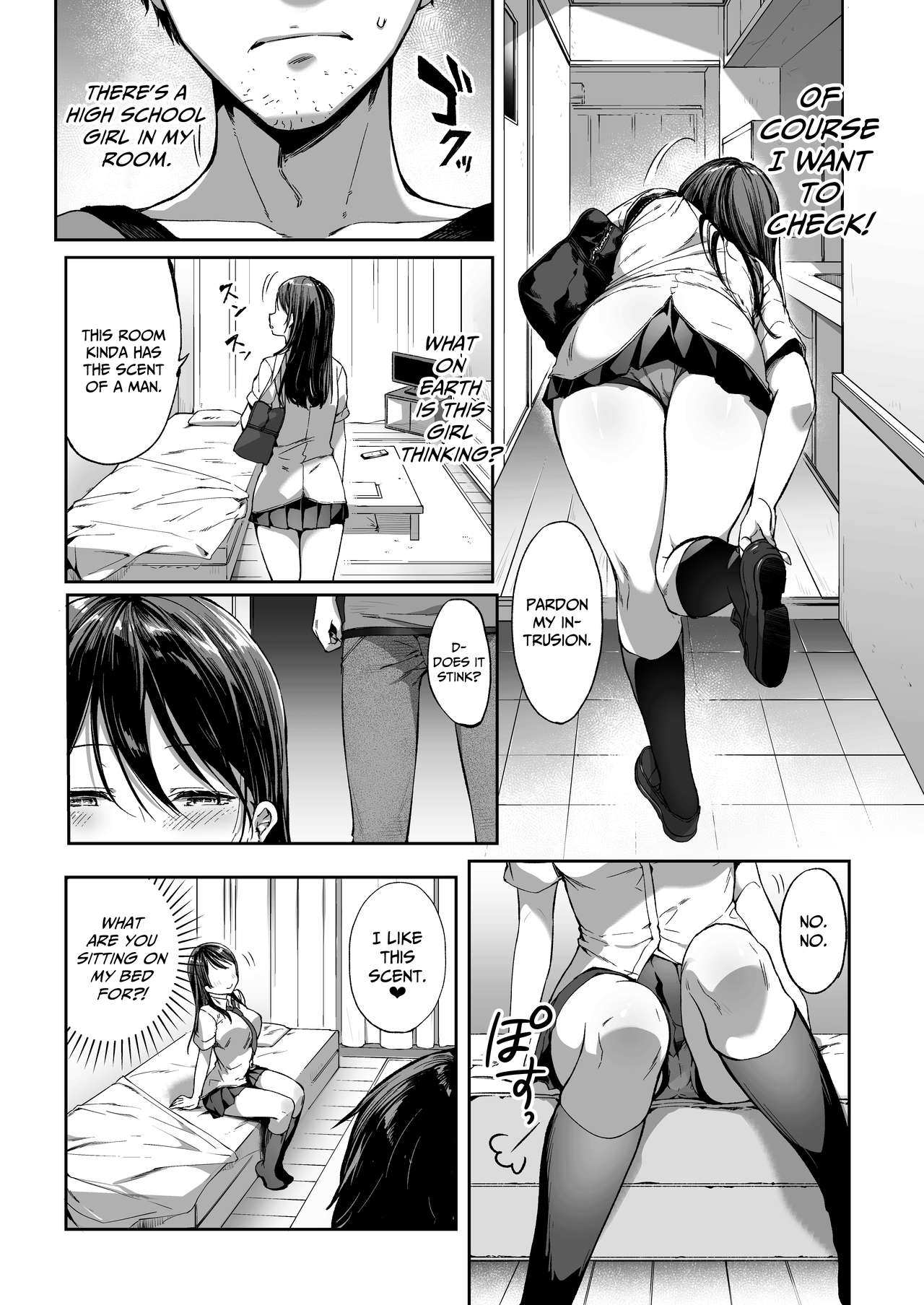Muttsuri Sukebe na JK wa Suki desu ka? | Do You Like Secretly Slutty High School Girls? page 9 full
