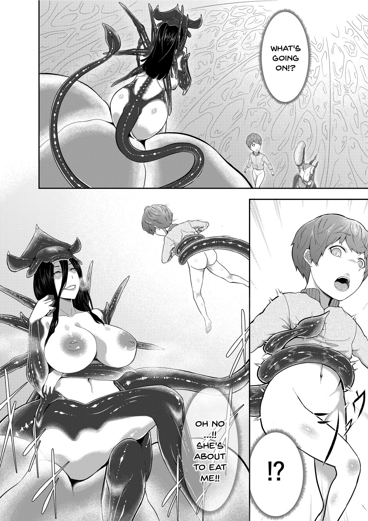 Alien Queen no Mae de Seieki o Sasageyou | Offer Up Your Sperm For The Alien Queen page 9 full