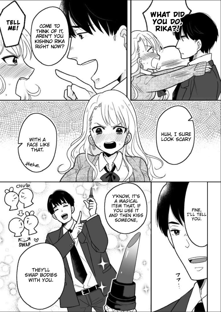 Kawaii Gal to Karada o Irekaerareta Ore ga Shinyuu to H Suru Hanashi. | A Story About How I Swapped Bodies With a Cute Gal and Fucked My Best Friend. page 3 full