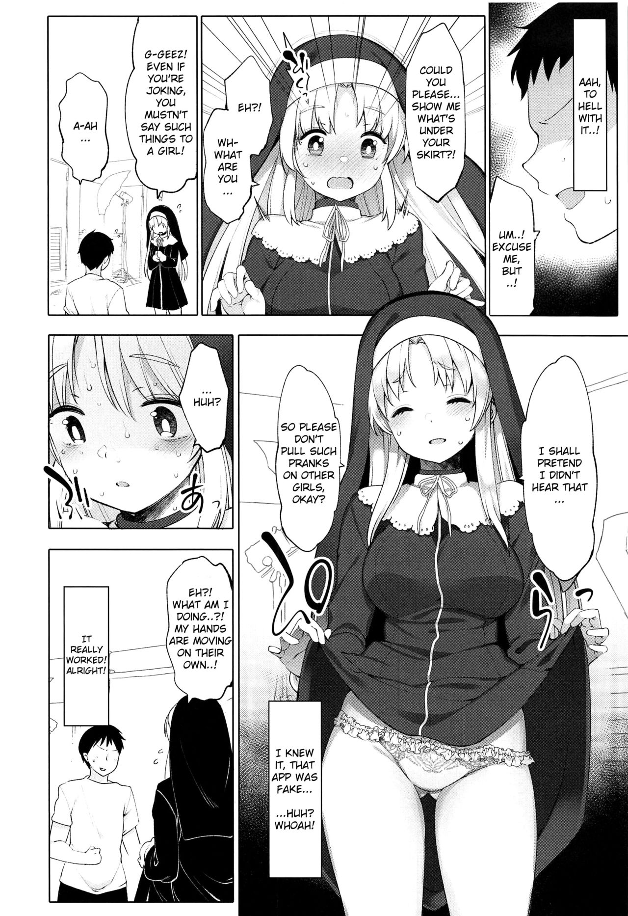 Sister Cleaire to Himitsu no Saimin Appli | Sister Cleaire and the Secret Hypnosis App page 5 full