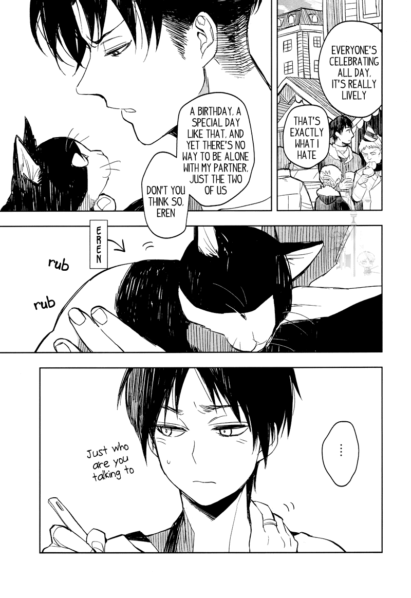 Hachiware to Levi-san  | The Black and White Cat and Levi-san page 7 full