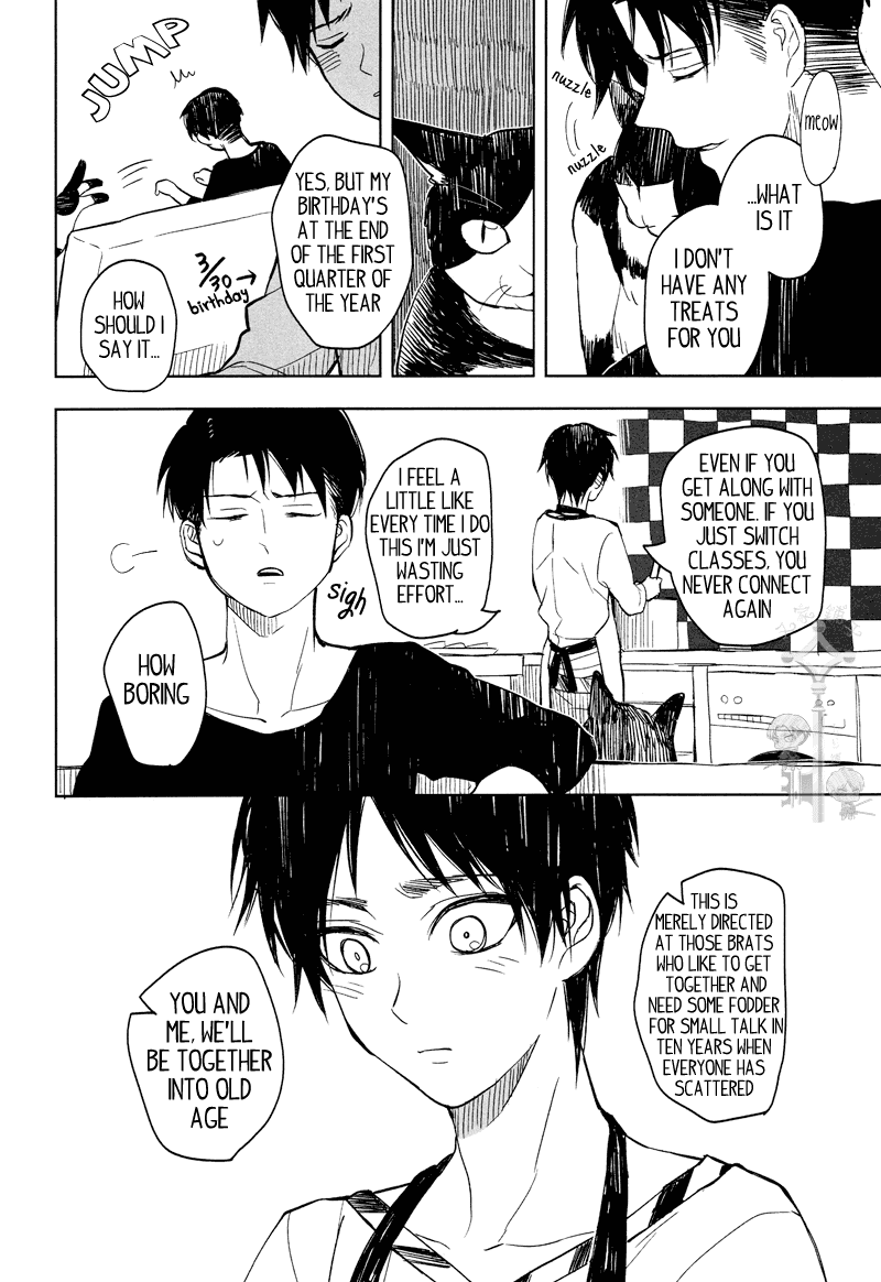 Hachiware to Levi-san  | The Black and White Cat and Levi-san page 8 full