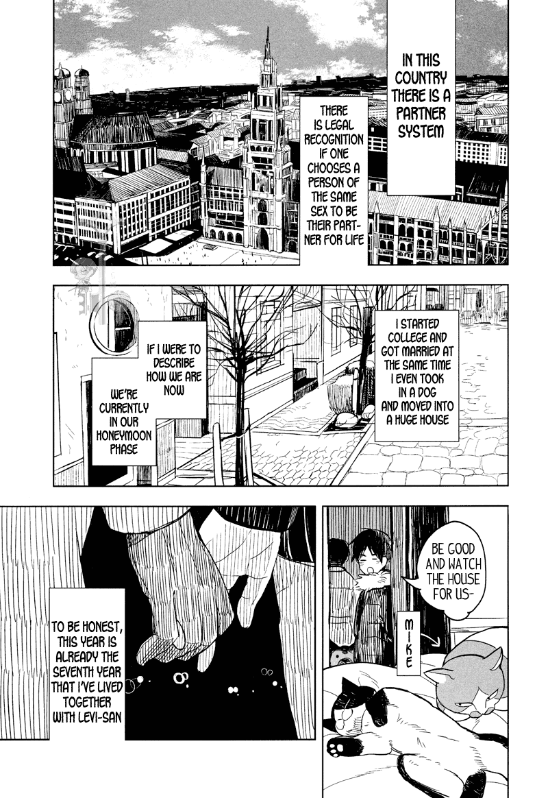 Hachiware to Levi-san  | The Black and White Cat and Levi-san page 9 full