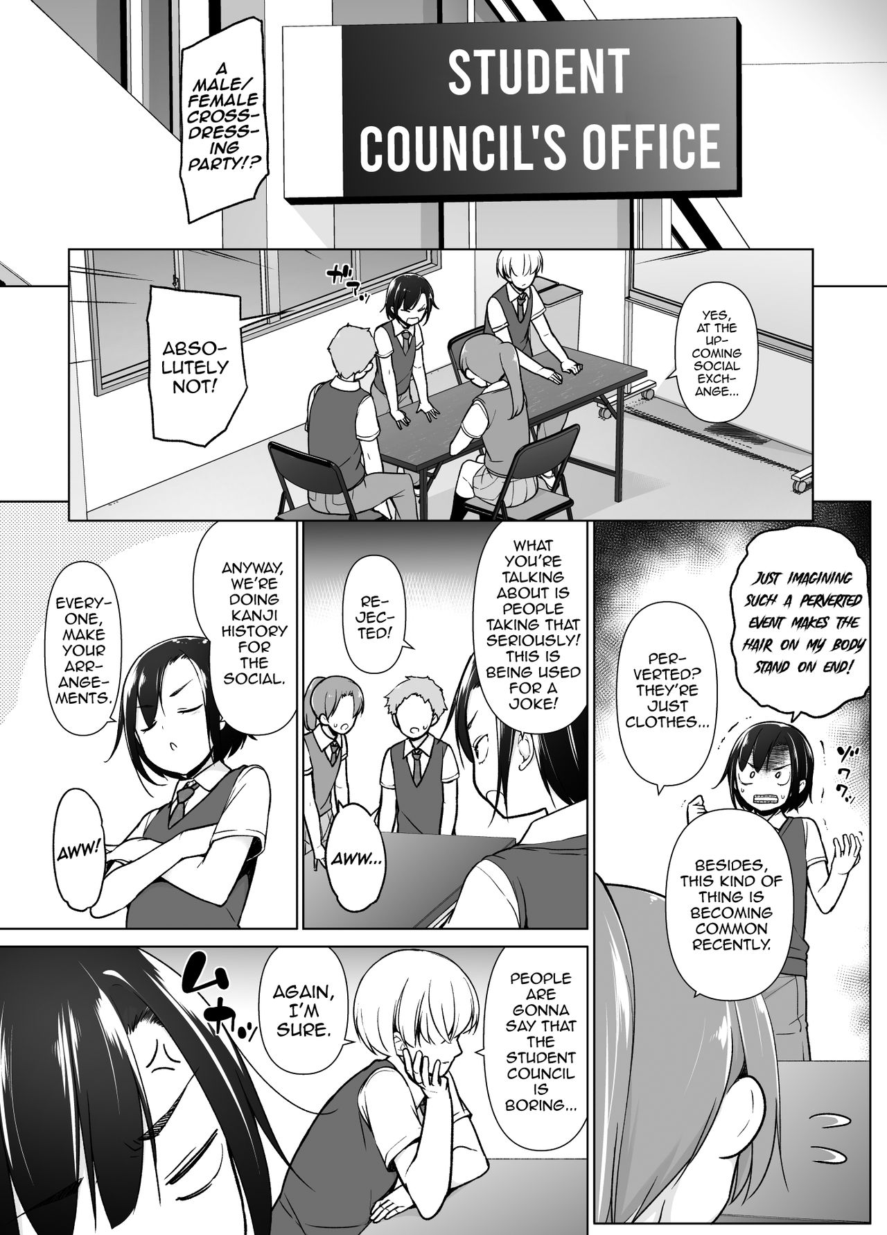 Gouman Seitokaichou ga Josou o Shitara page 4 full