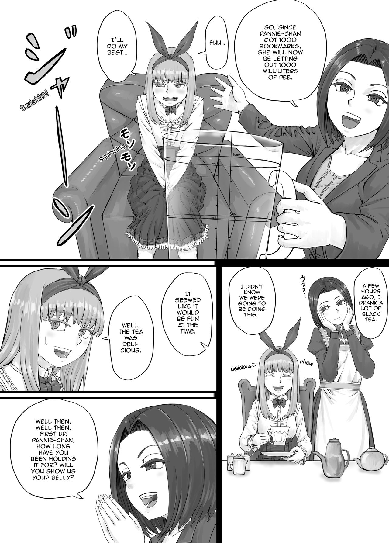 Ichinenmae ni kaita Orikyara ga oshikko suru manga page 2 full