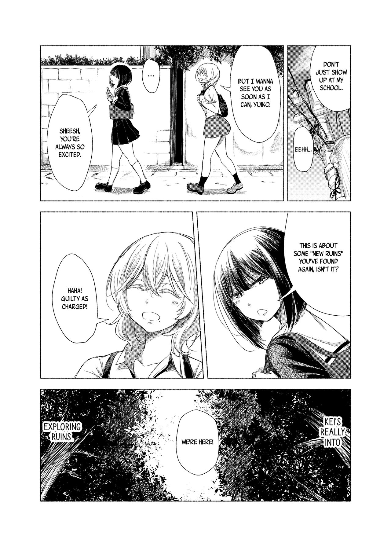 Ruins x Yuri | Haikyo x Yuri page 5 full
