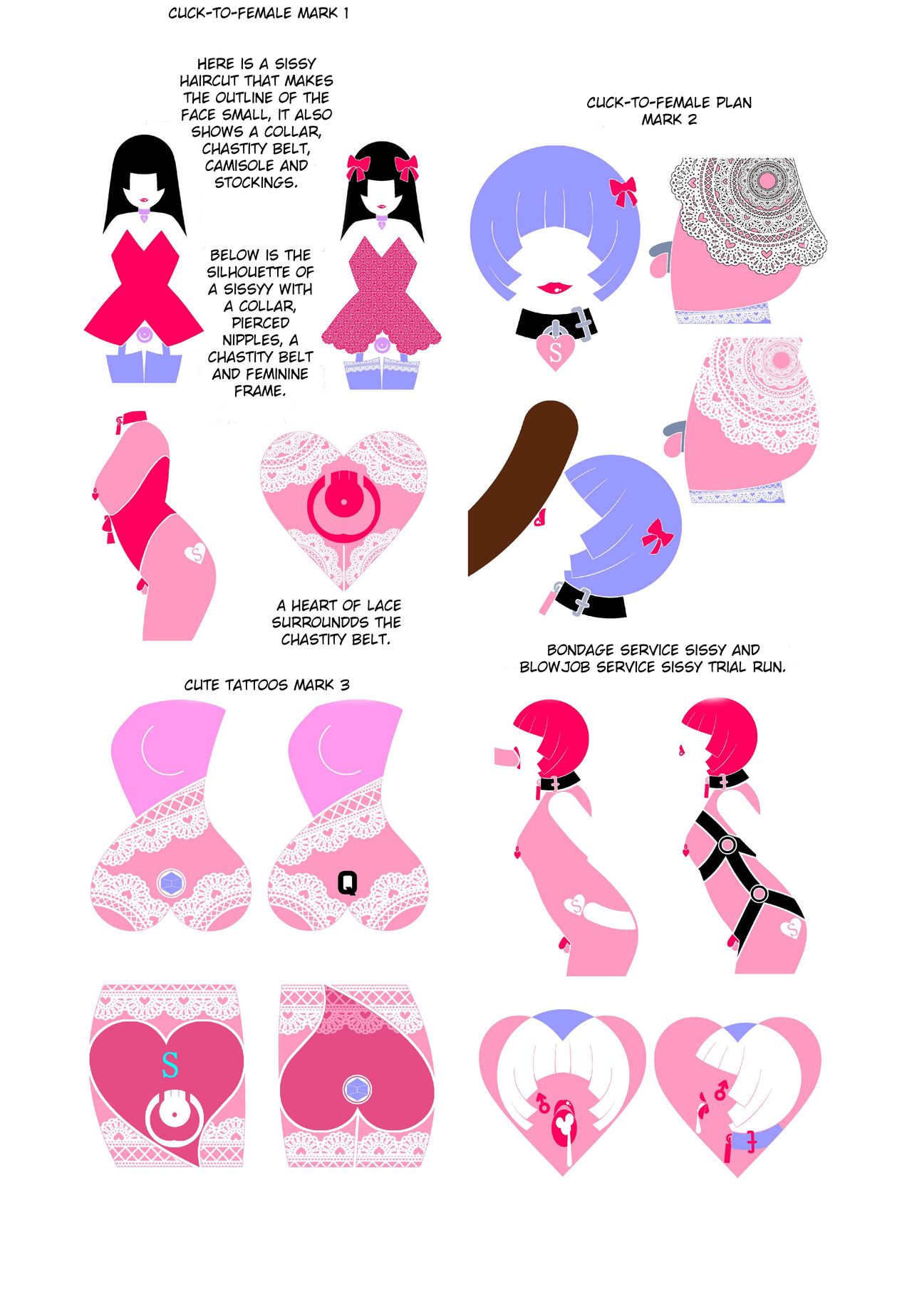 A book that Proposes designs for sissy tattoos page 7 full