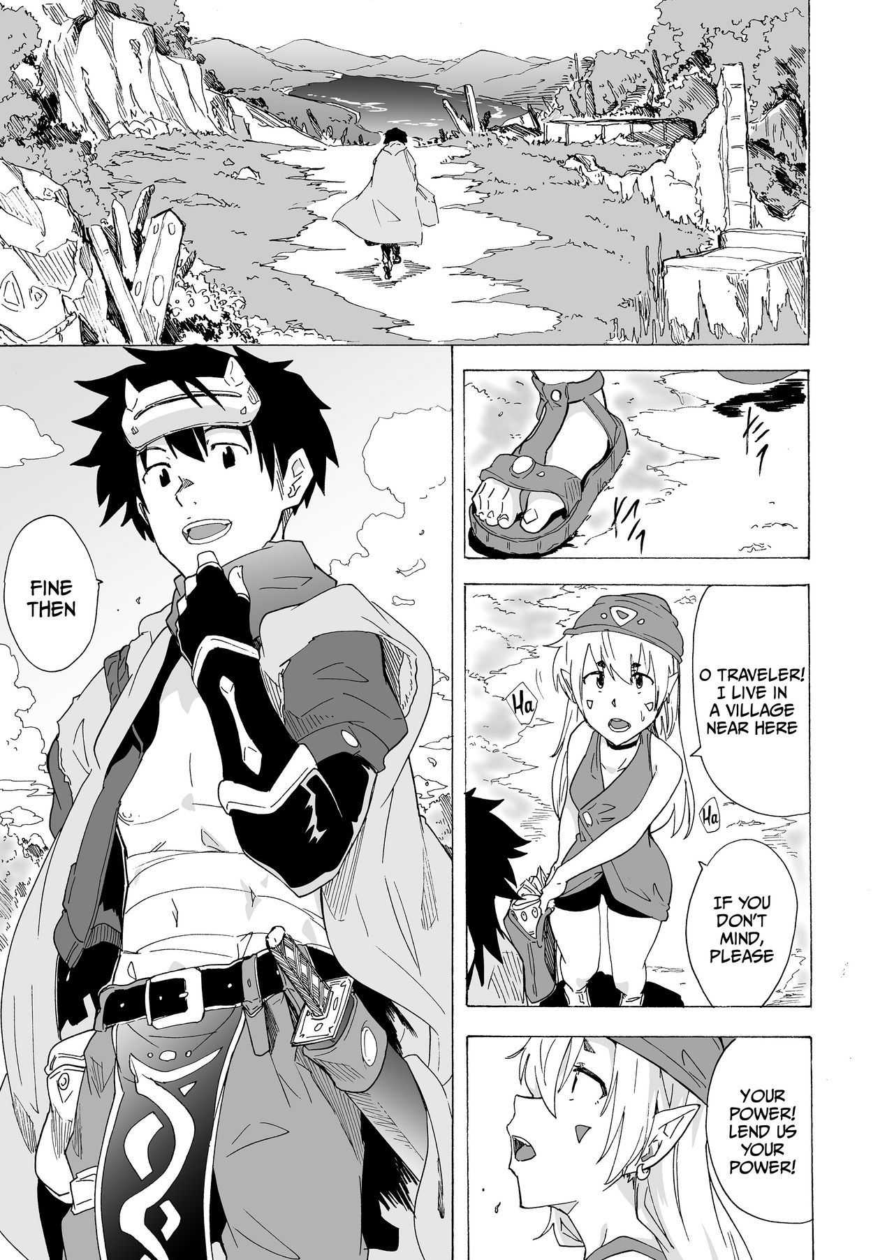 Zetsurin Yuusha to Hatsujou Elf Mura page 2 full