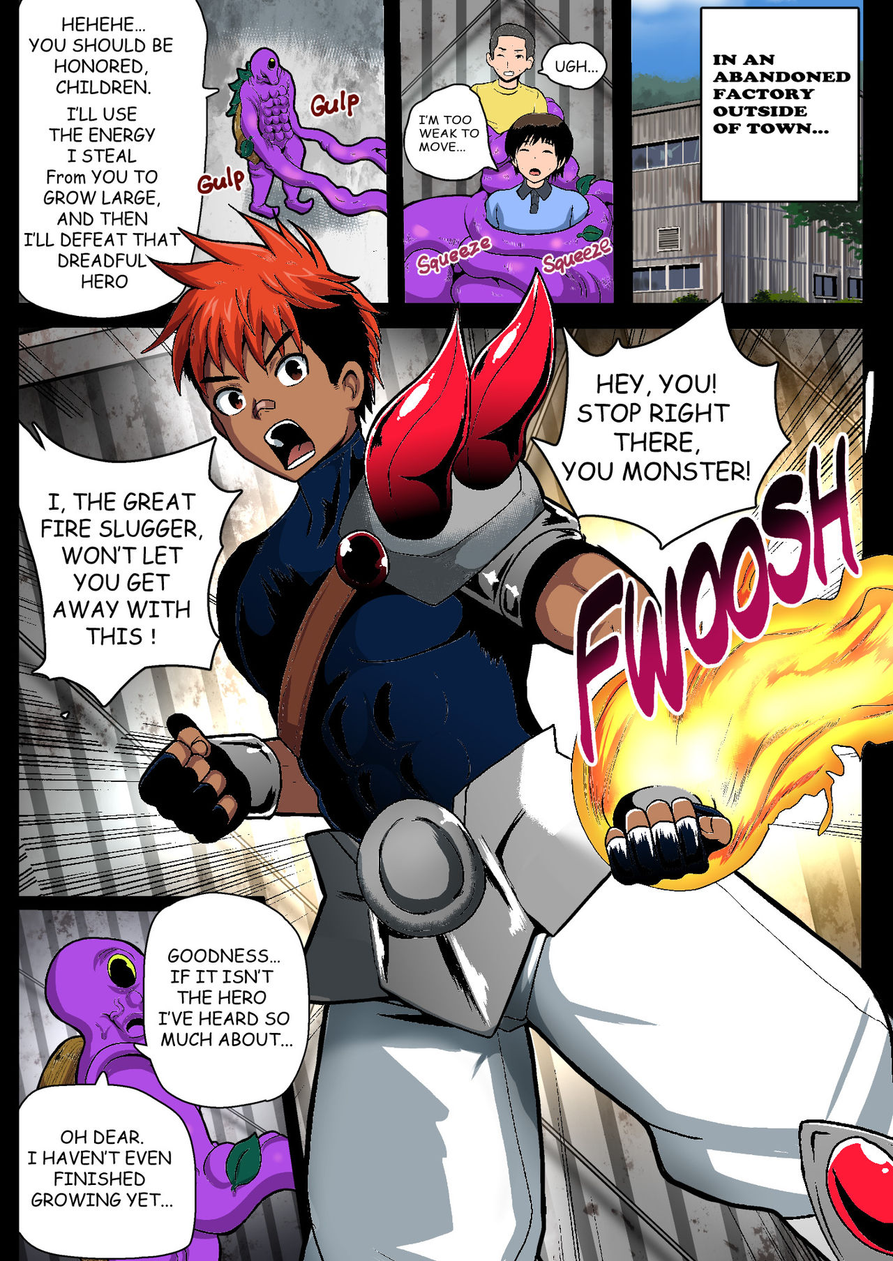 Fire Slugger Energy Drain Zecchou Jigoku - Fire Slugger: Energy Drain Climax Hell Full Color Ban page 5 full