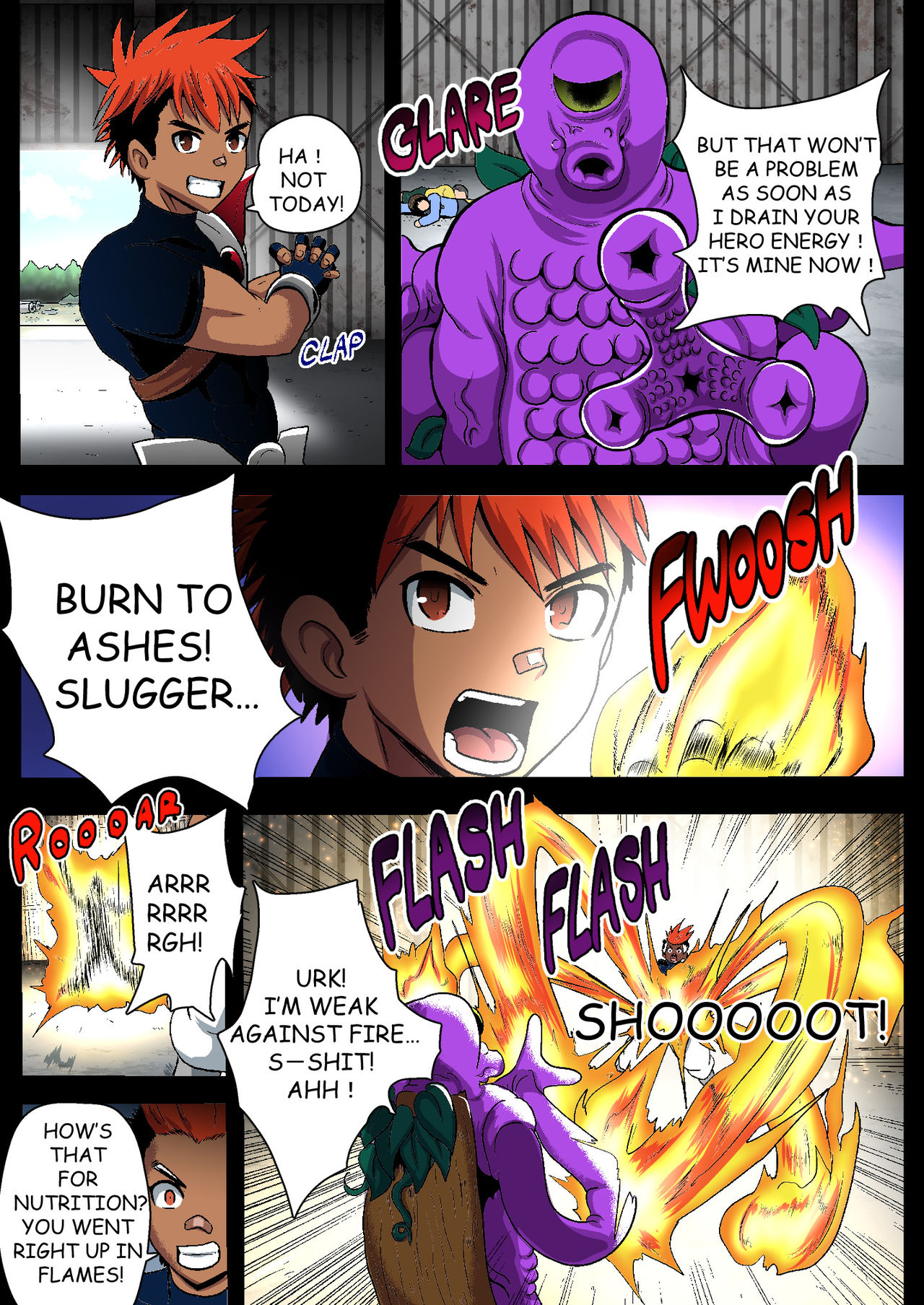 Fire Slugger Energy Drain Zecchou Jigoku - Fire Slugger: Energy Drain Climax Hell Full Color Ban page 6 full