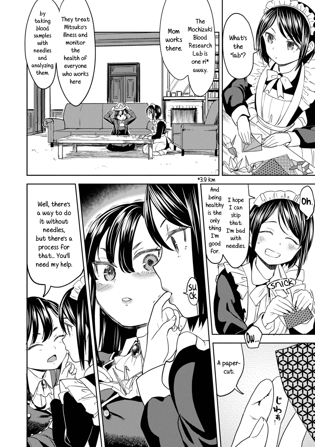 Mochizuki Ketsueki Kenkyuujo no Musume ch1 | The Girl from the Mochizuki Blood Science Lab ch1 page 8 full
