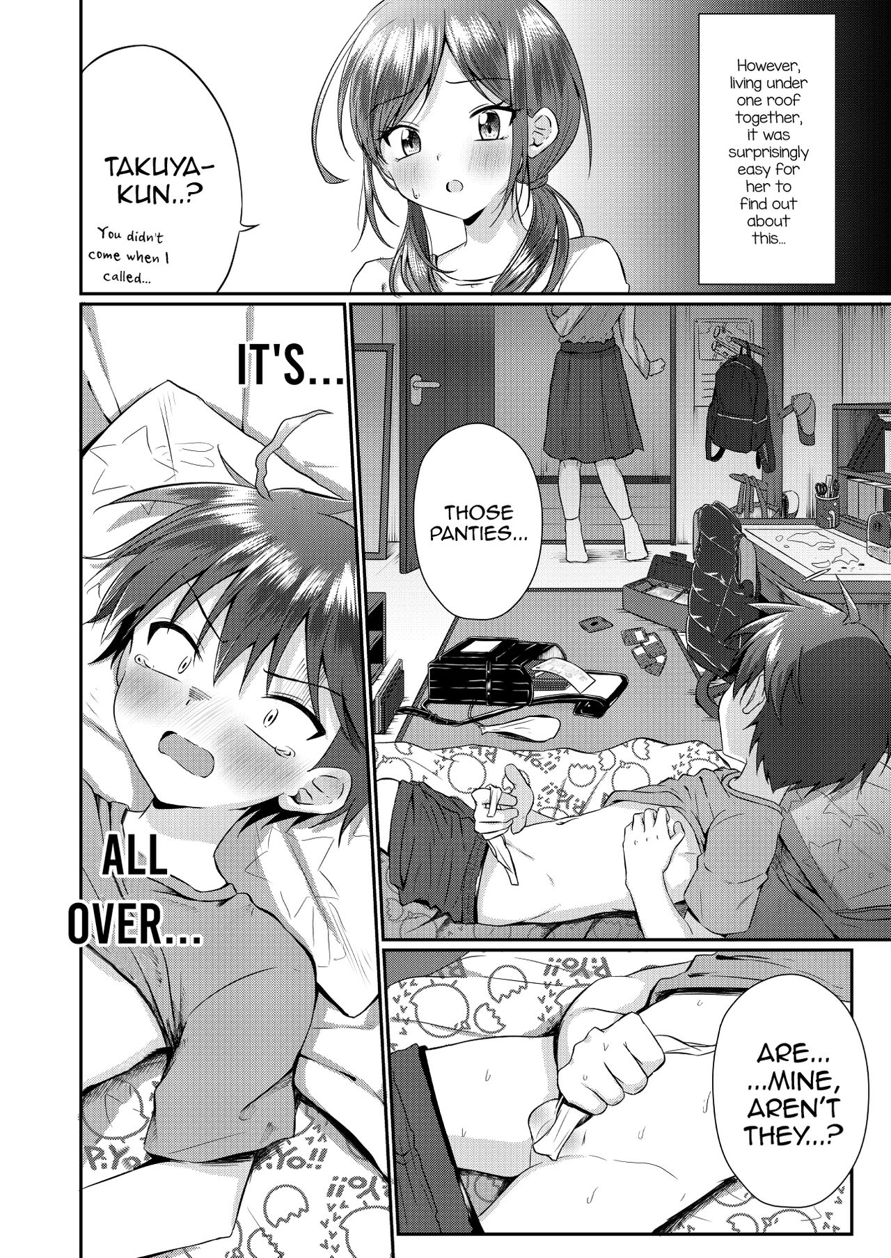 Futanari no Onee-chan ni Shasei Kanri Sarete Gyaku Anal Saretemasu! page 5 full