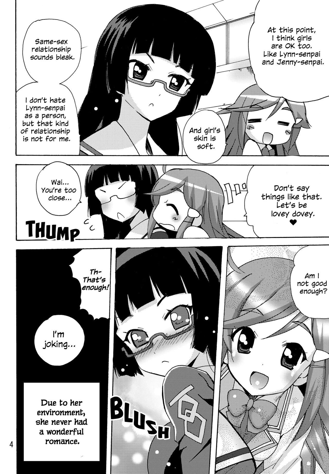 Koisuru Uchuu Kaizoku Musume  - Yuri, Lamp-kan no Himegoto hen - | Space Pirate Girls in Love - Yuri Secret of Lamp Cafe page 4 full