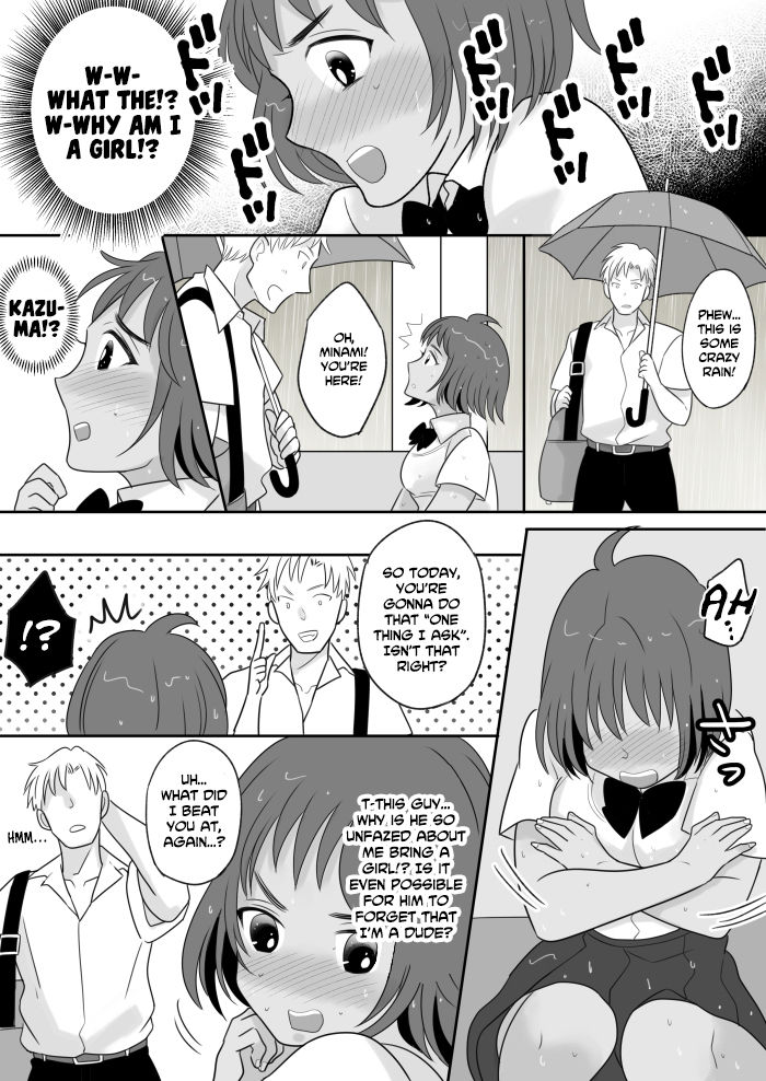 Rikujoubu Ace no Ore ga Fushigi na Ame de Nyotaika shichau Ohanashi | The Story Of How I, The Track Club's Ace, Got Transformed Into A Woman By A Mysterious Downpour page 9 full