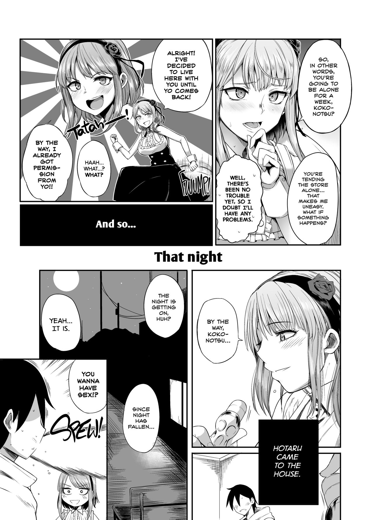Shidare Hotaru ga Ie ni Yattekita | Hotaru Shidare Stays Over page 4 full