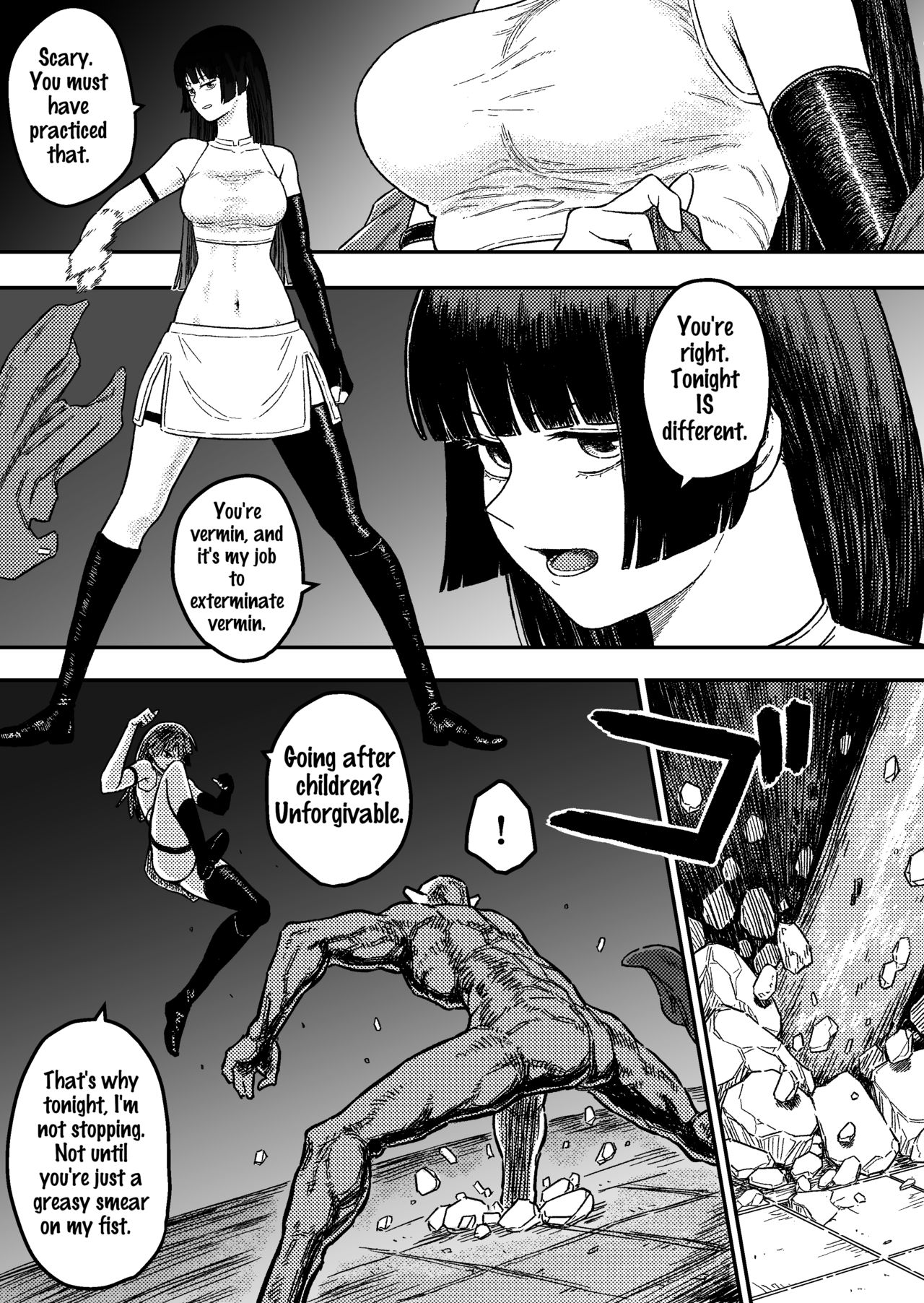 Midnight predation - Seigi no Heroine, Esa ni Naru | Midnight Predation ~Heroine Prey~ page 6 full