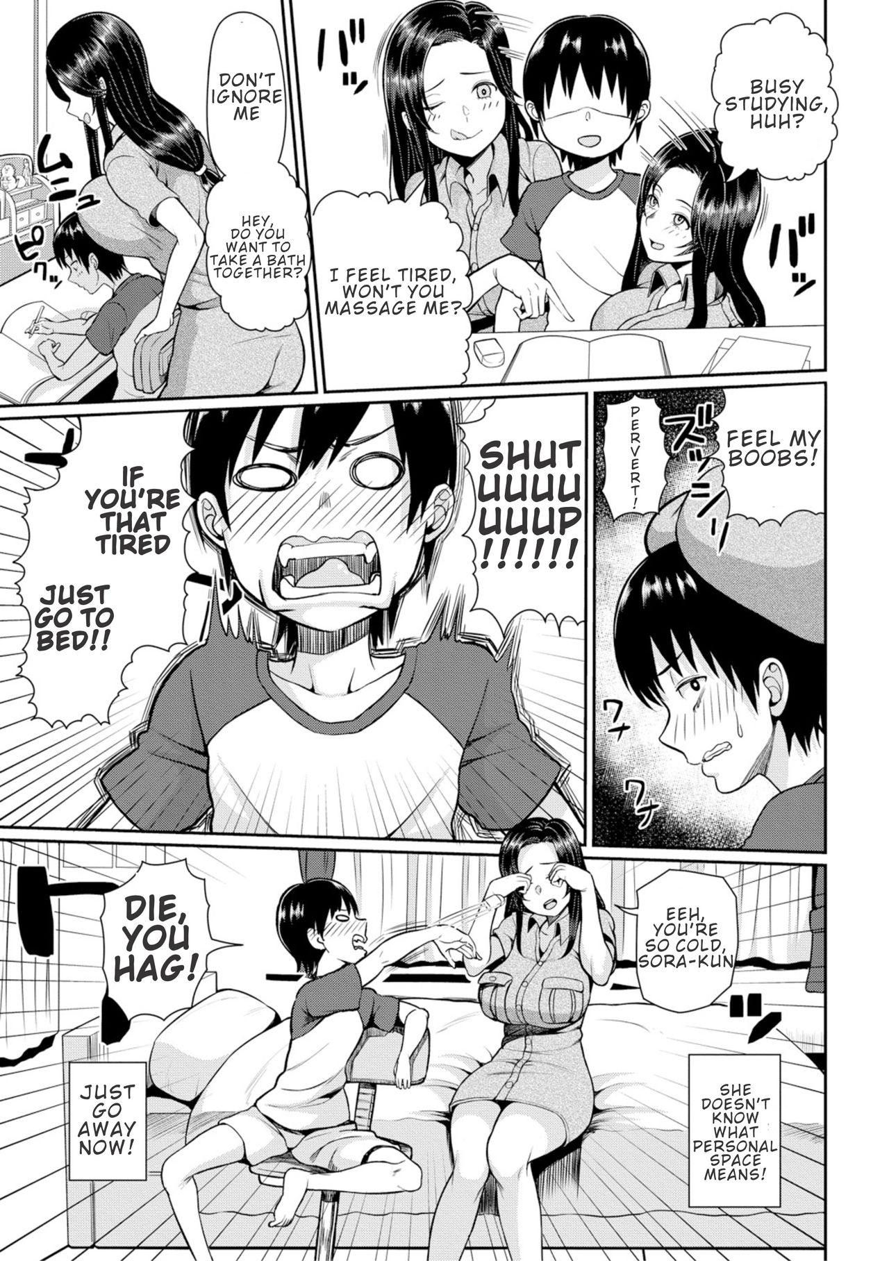 Isourou JD to Shota Boy | Freeloader College Girl and Shota Boy page 5 full