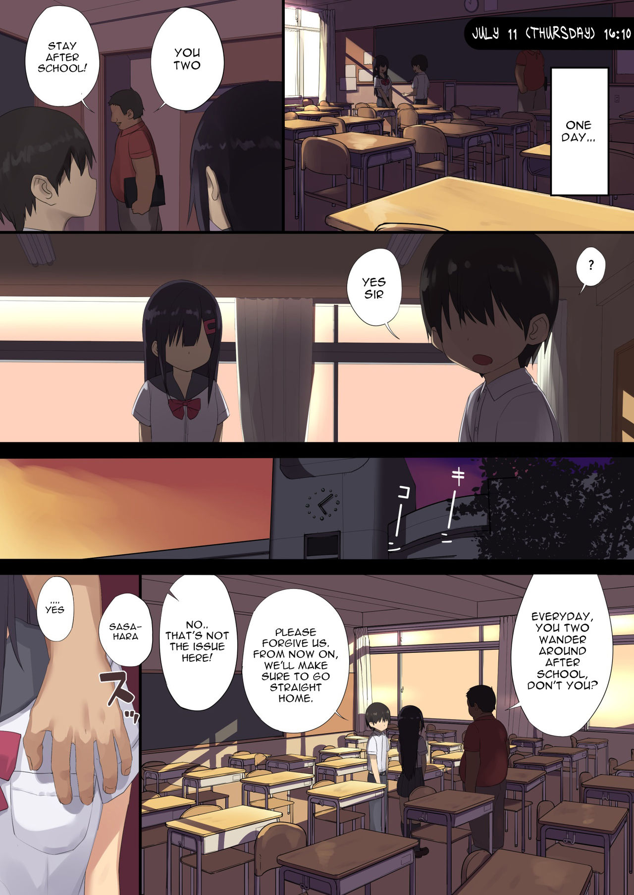 Joshikousei wa Dansei Kyoushi ni NTR Reru page 6 full