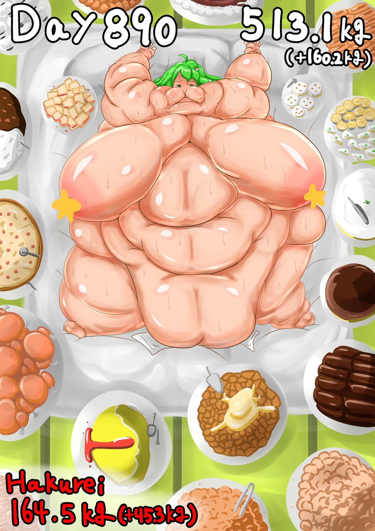 Self-feeding with Sanae. From default to lump page 10 full