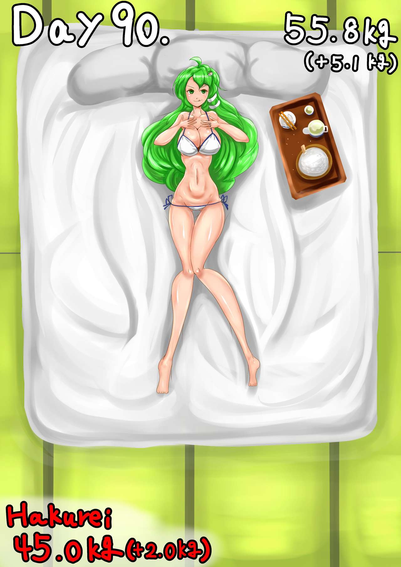 Self-feeding with Sanae. From default to lump page 2 full