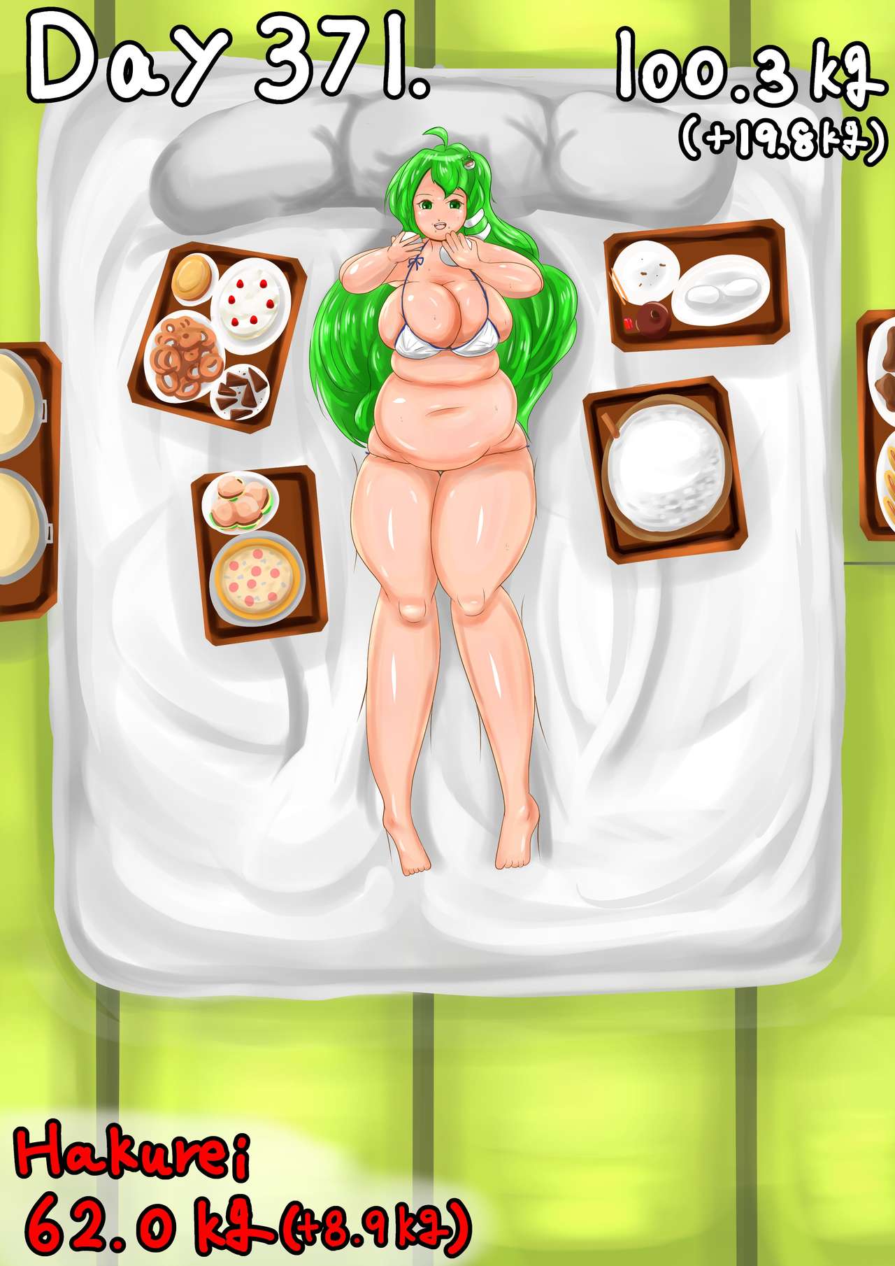 Self-feeding with Sanae. From default to lump page 5 full