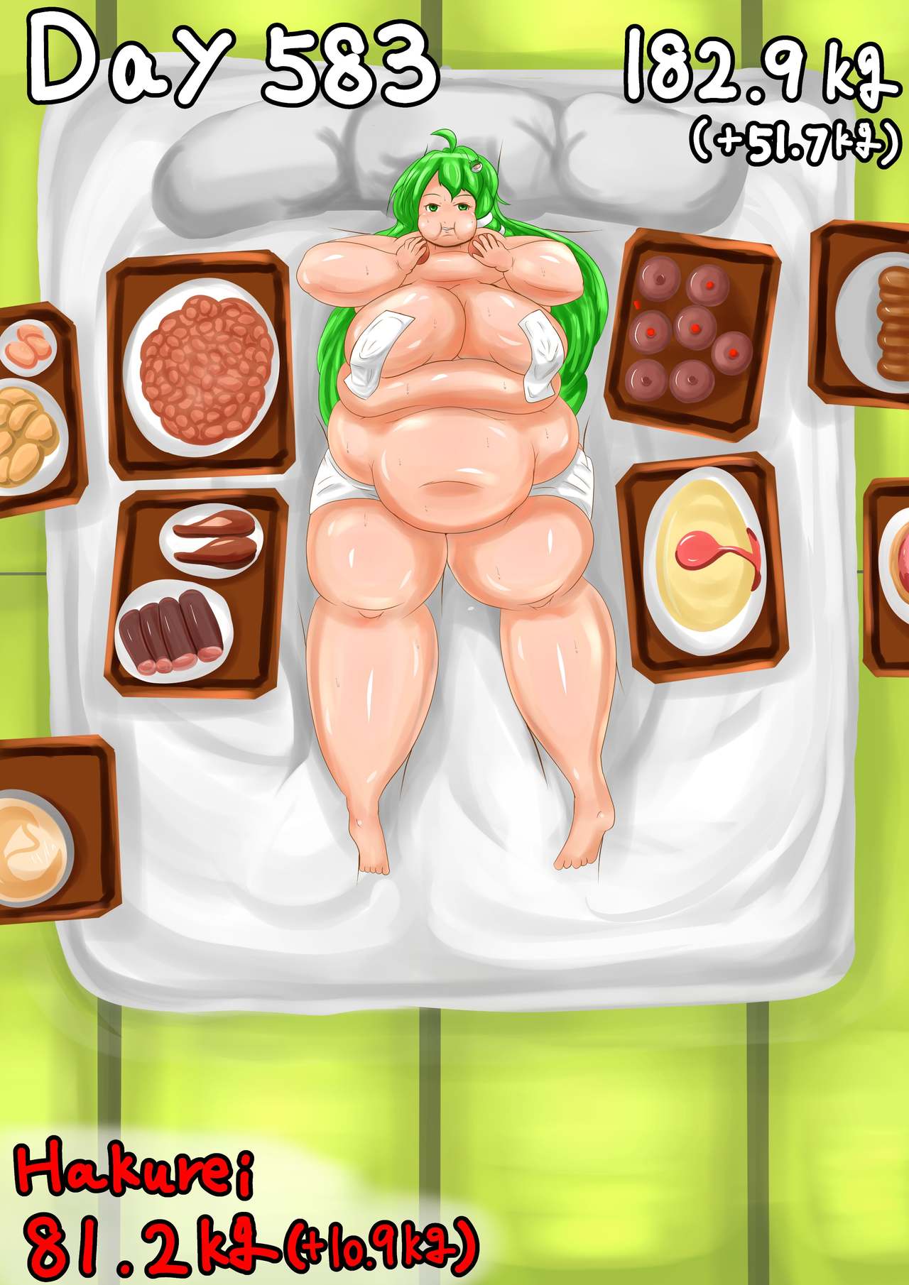 Self-feeding with Sanae. From default to lump page 7 full