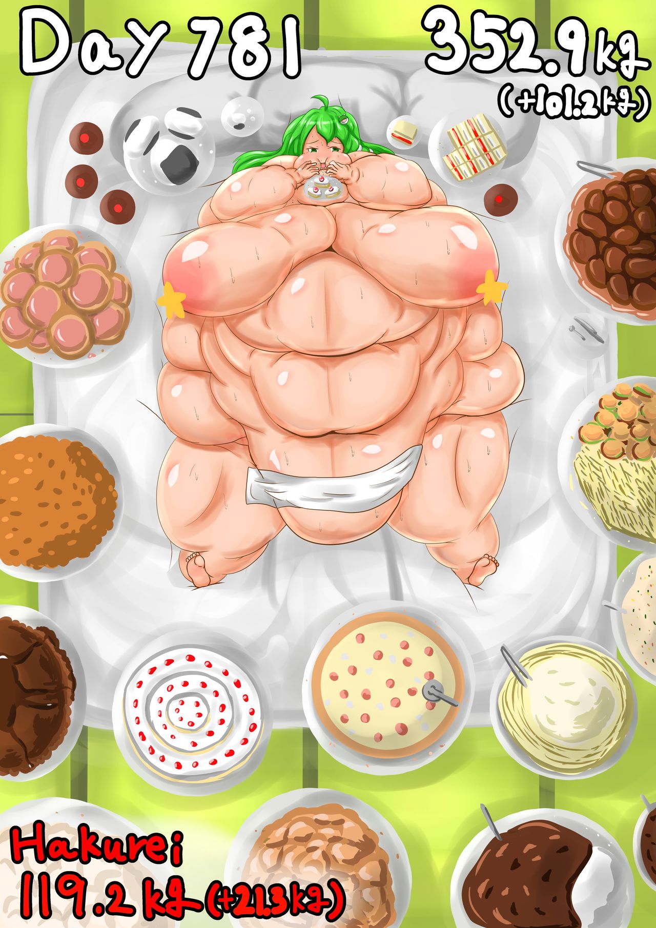 Self-feeding with Sanae. From default to lump page 9 full