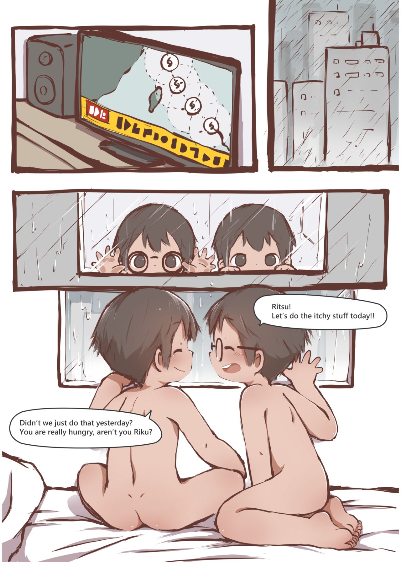 Two boys one door page 5 full