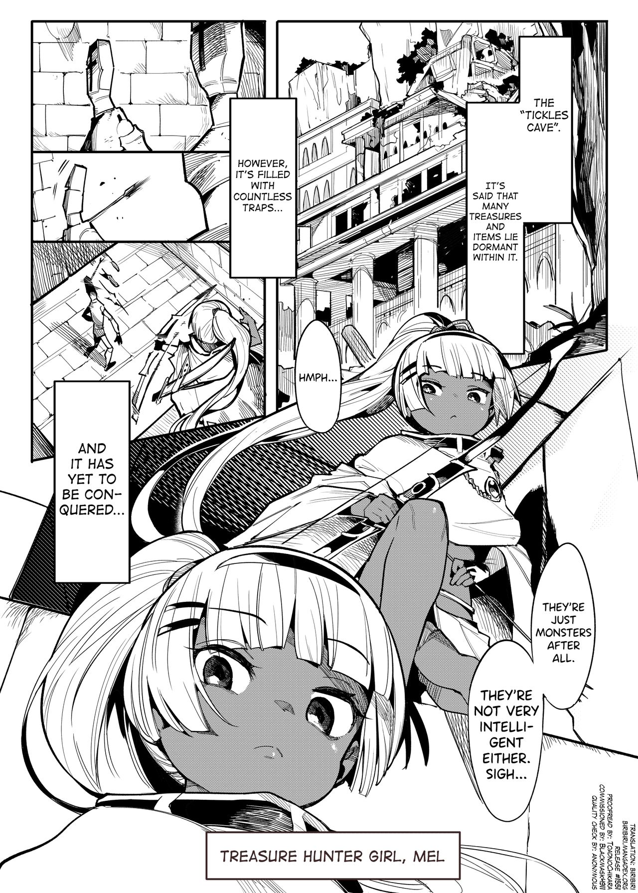 Bishoujo Touzoku Kusuguri Trap Dungeon! 2 | Pretty Thief Tickling Trap Dungeon 2 page 3 full